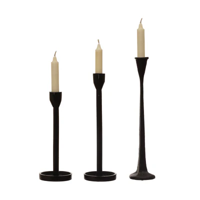 Image Black Candle Sticks Holder