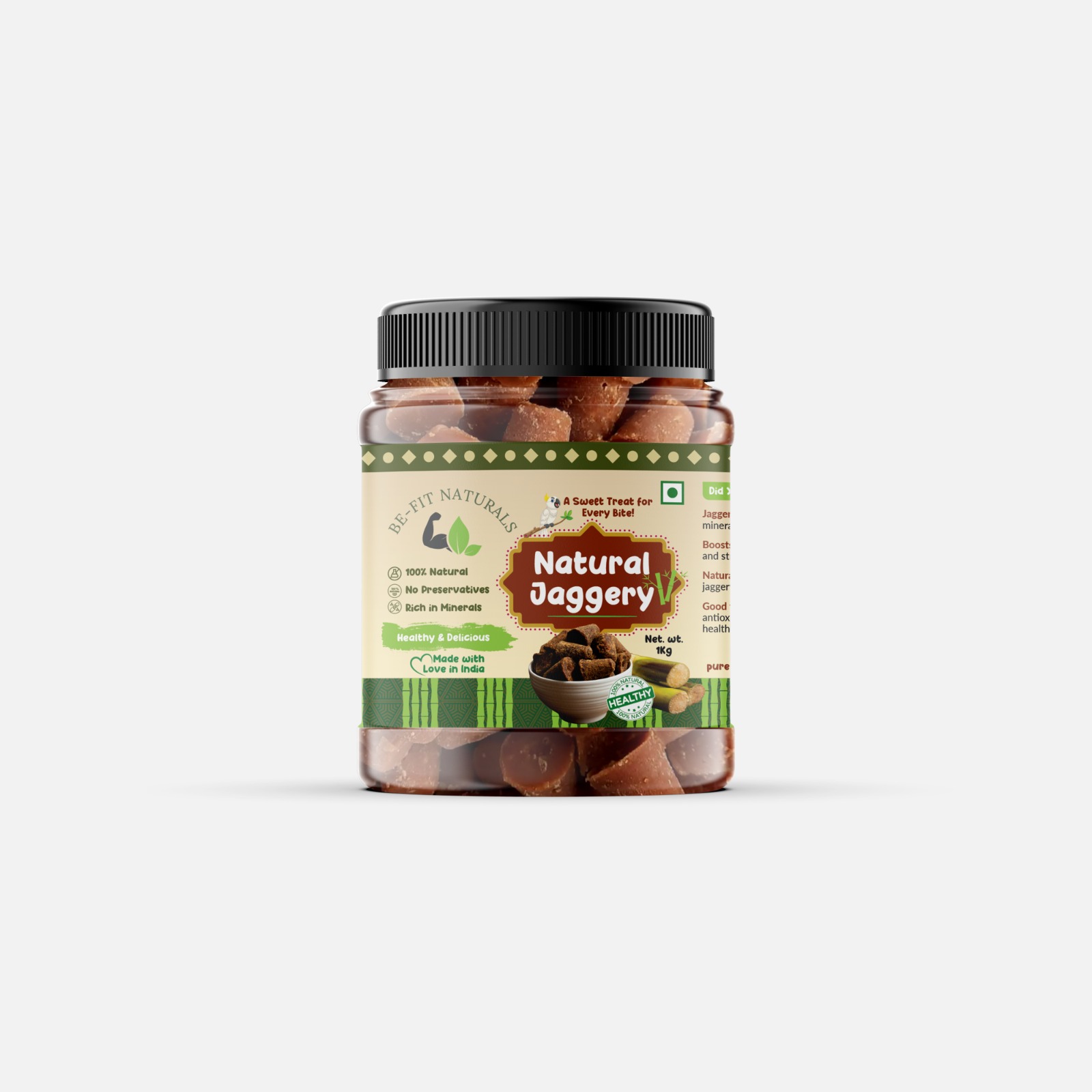 Image Natural Jaggery Jar (1 kg)