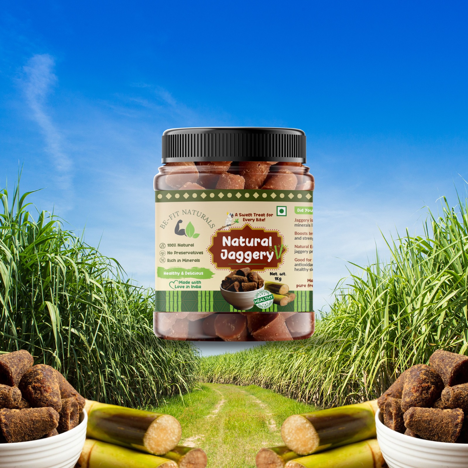 Image Jaggery Jar (1 kg)