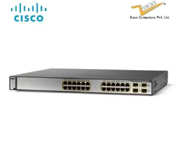 Image 3750G-24PS-S Cisco Catalyst Switch
