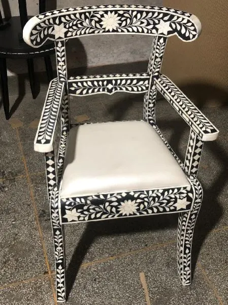 Image Bone Inlay Occasional Chair
