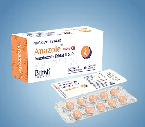 British Pharma Anastrozole 1mg Tablet