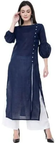 Image Casual Wear Ladies Cotton Kurti