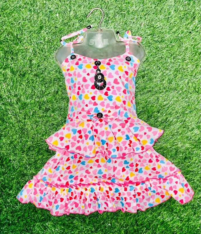Image Cotton Printed Frock
