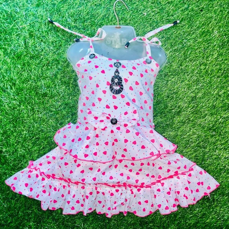 Image Girls Cotton Printed Frock