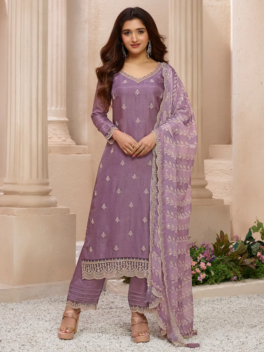 Image Ladies Silk Salwar Suit
