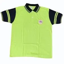 Image Poly Cotton Collar Neck School Uniform T Shirt