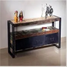 Image Storage Display Side Table