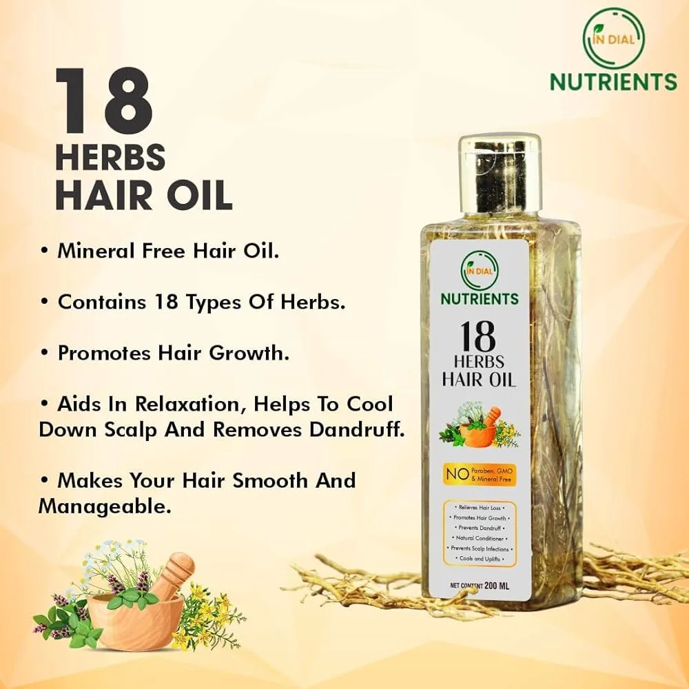 Image 18 Herbs Hair Oil