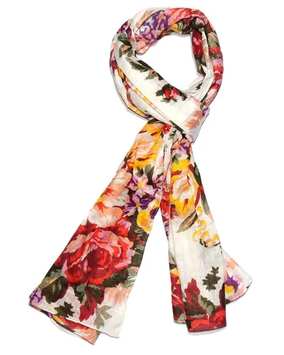 Beautiful Floral Print Cotton Stole