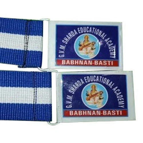 Image Blue School Belt Buckle