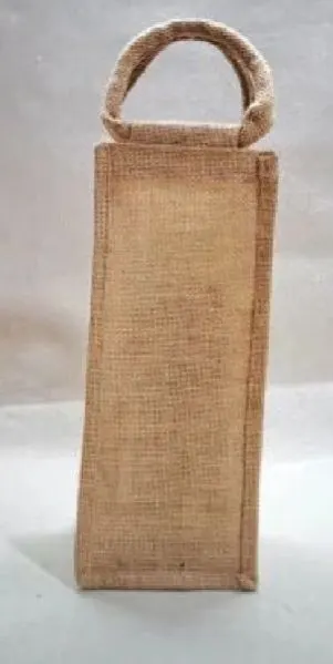 Image Brown Jute Bottle Bag