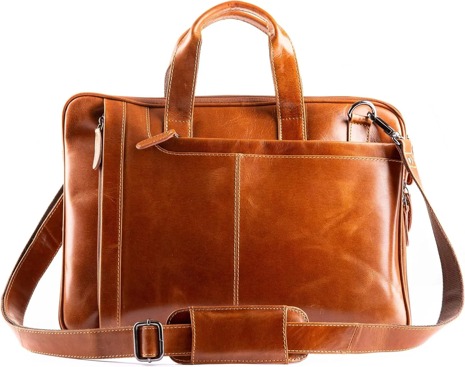 Brown Original Leather Laptop Bag