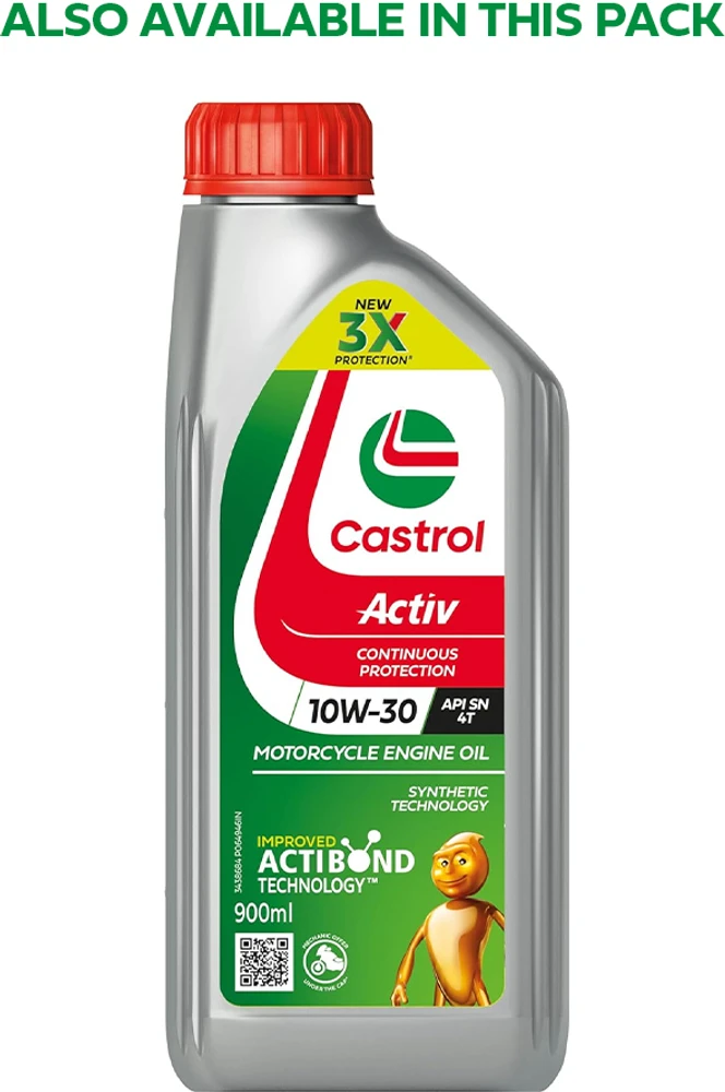 Image Castrol Activ 4T 10W 30 Engine Oil