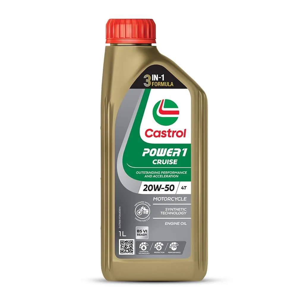 Castrol Power 1 Cruise 4T 20W-50 Engine Oil