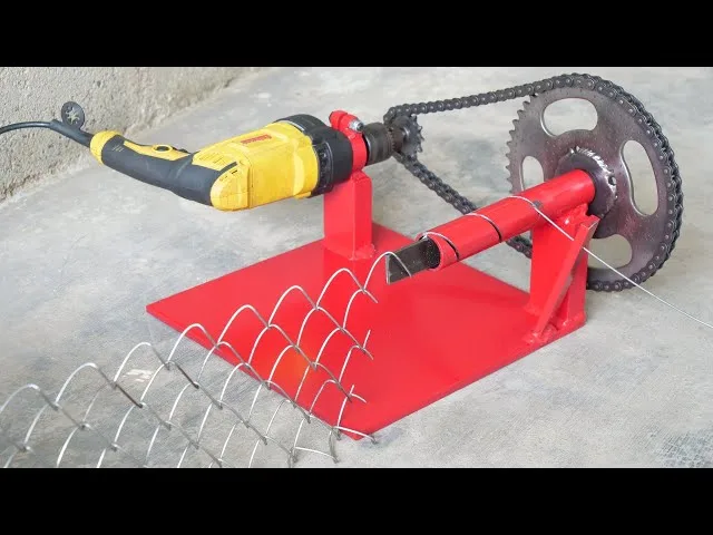 Image Chain Link Fence Wire Making Machine
