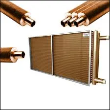 Image Copper Finned Tube Heat Exchanger