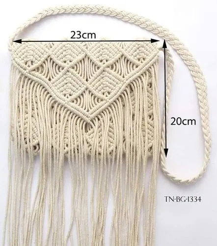 Image Cotton Dori Macrame Hand Bag