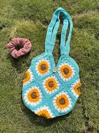 Image Crochet Tote Bag