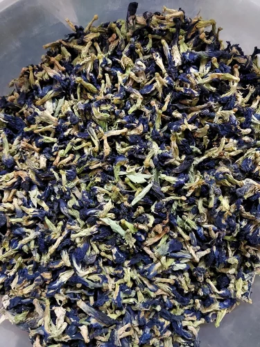 Dried Blue Pea Flowers