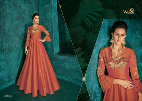 Image Embroidered Gown