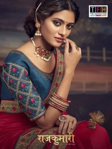 Image Embroidered Saree