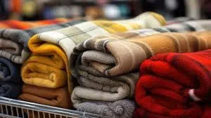 Fleece Check Blanket 3Kg ( Travel Use)