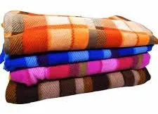 Fleece Check Blanket (900Gm)