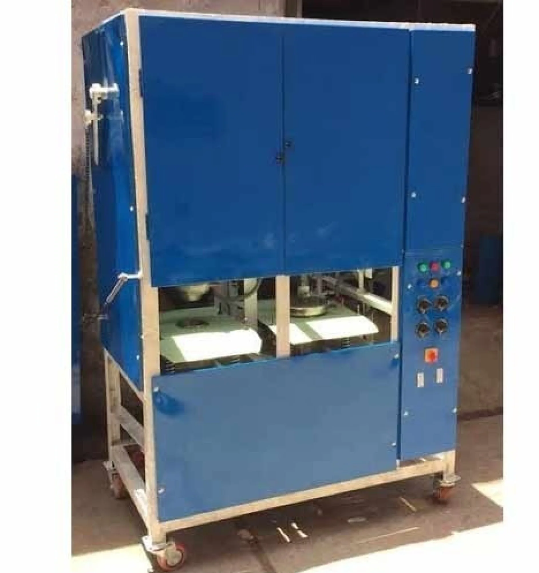 Image Fully Automatic Double Die Dona Plate Making Machine