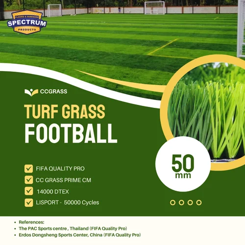 Green Artificial Grass Football Turf