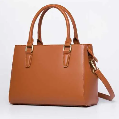 Ladies Brown Leather Handbag