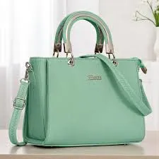 Leather Green Ladies Handbag