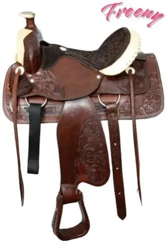 Image Leather Polished Horse Saddle