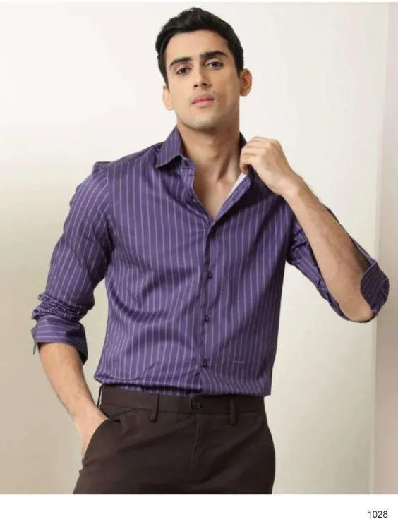 Image Mens Casual Full Sleeves Shirt