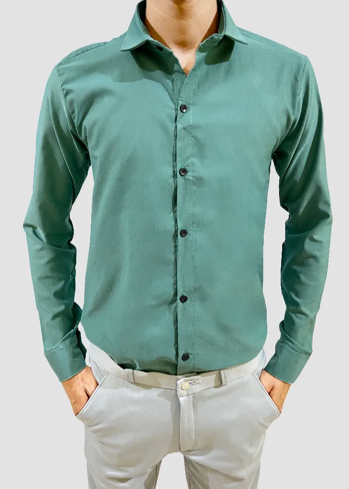 Image Mens Cotton Lycra Shirt