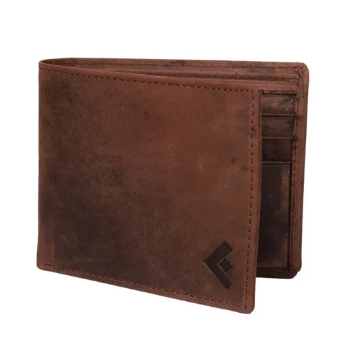 Mens Hunter Brown Leather Wallet
