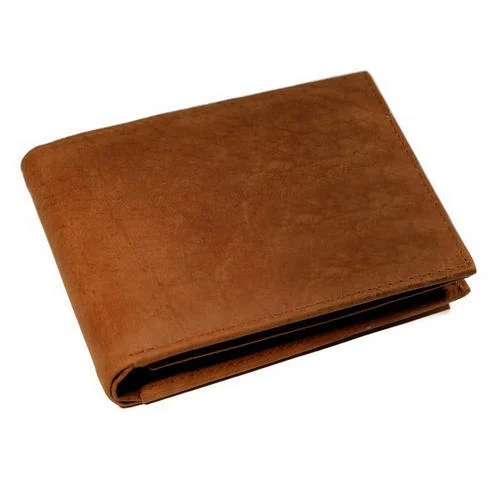 Mens Hunter Plain Brown Leather Wallet