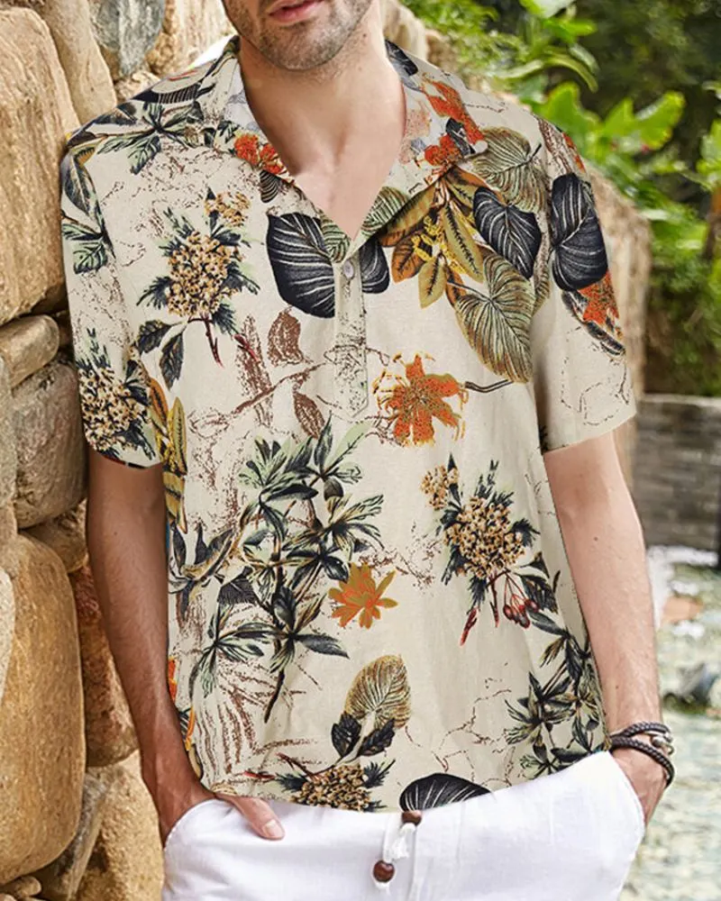Image Mens Printed Cotton Shirt