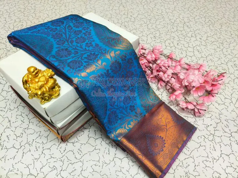 Multicolor Weaving Bridal Silk Saree