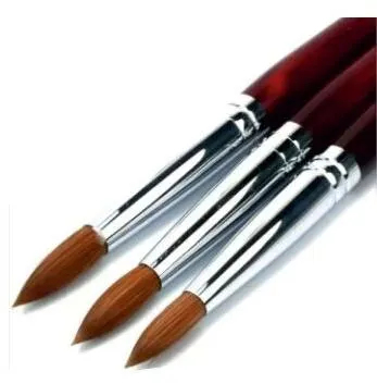 Image Multicolour Acrylic Kolinsky Nail Art Brush, Feature : Longer Shelf Life