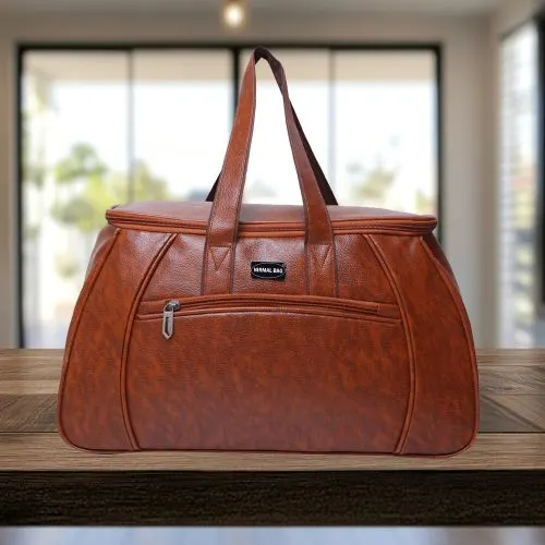 Image Plain Leather Luggage Bags 20x10x12 Inch, Gender : Unisex