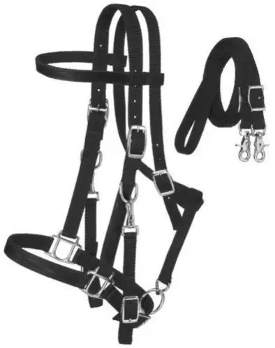 Image Premium Quality Nylon Black Bridle