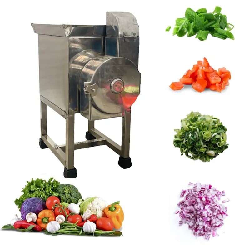 Image Semi Automatic Vegetable Chopping Machine