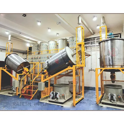 Tumbler Type Gold Refining Machine