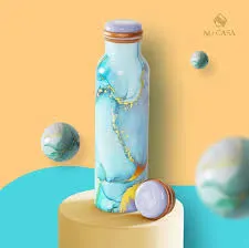 Image 1000 Ml Designer Copper Water Bottle