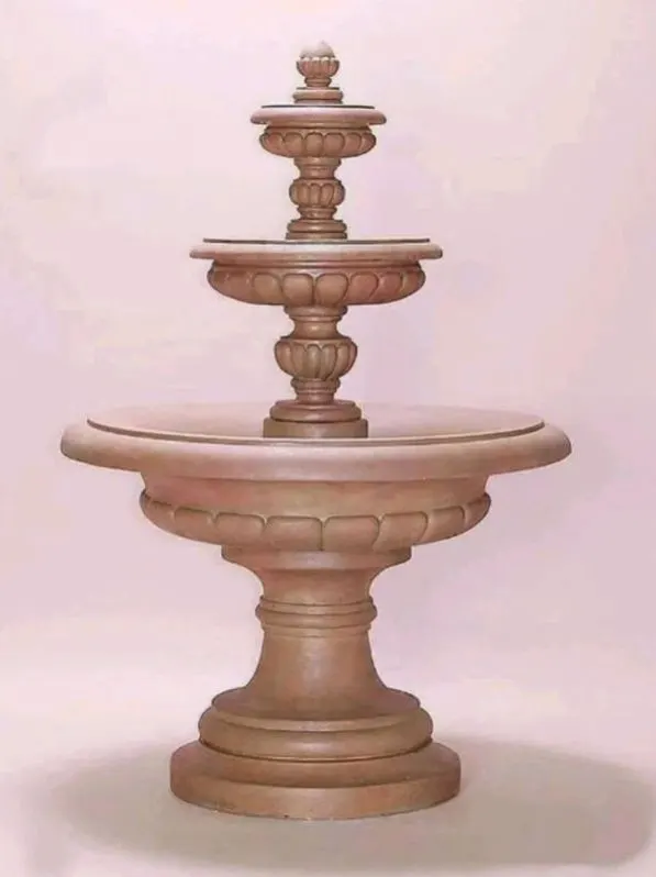 Image 3 Tier Sandstone Water Fountain