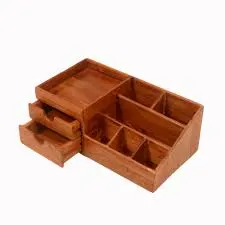 7 Compartment Wooden Box