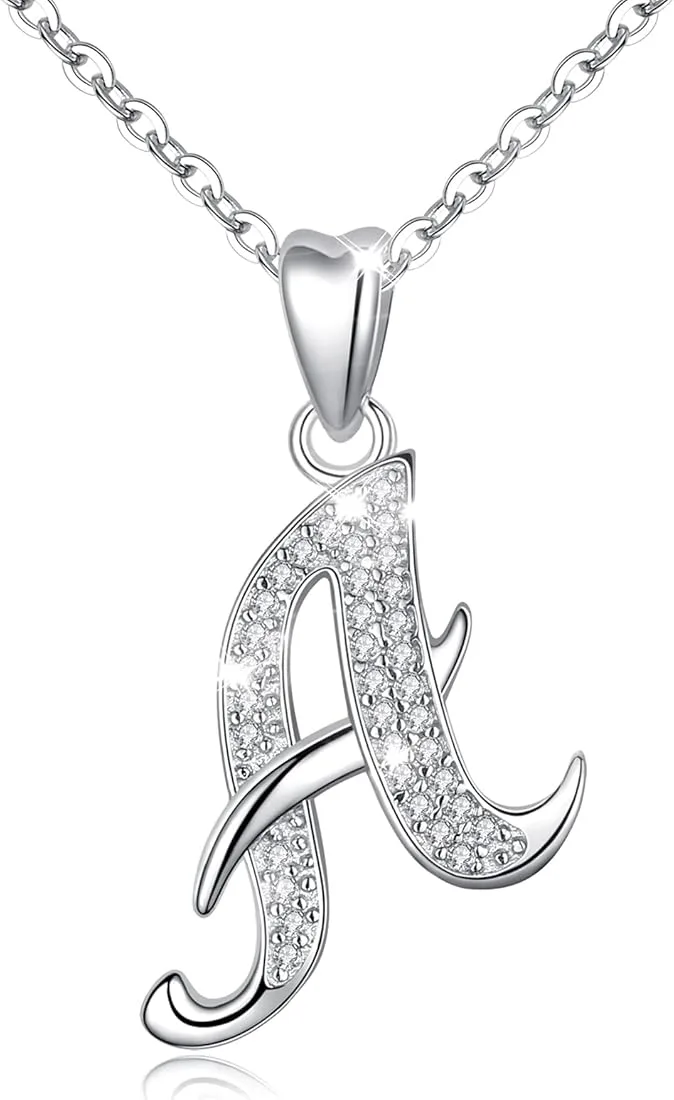 Image 925 Sterling Silver Letter Pendant