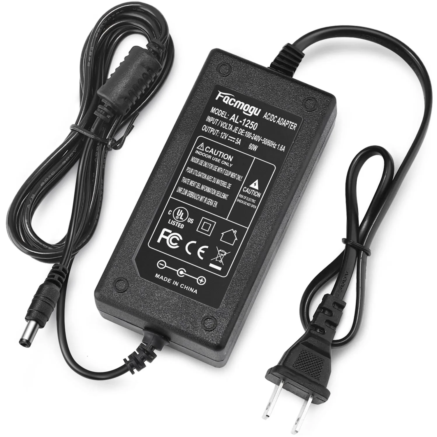 Image AC DC Power Supply Adapter, Output Voltage : 12V