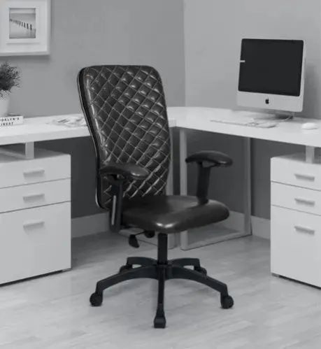 Image Black High Back Leather Executive Chair